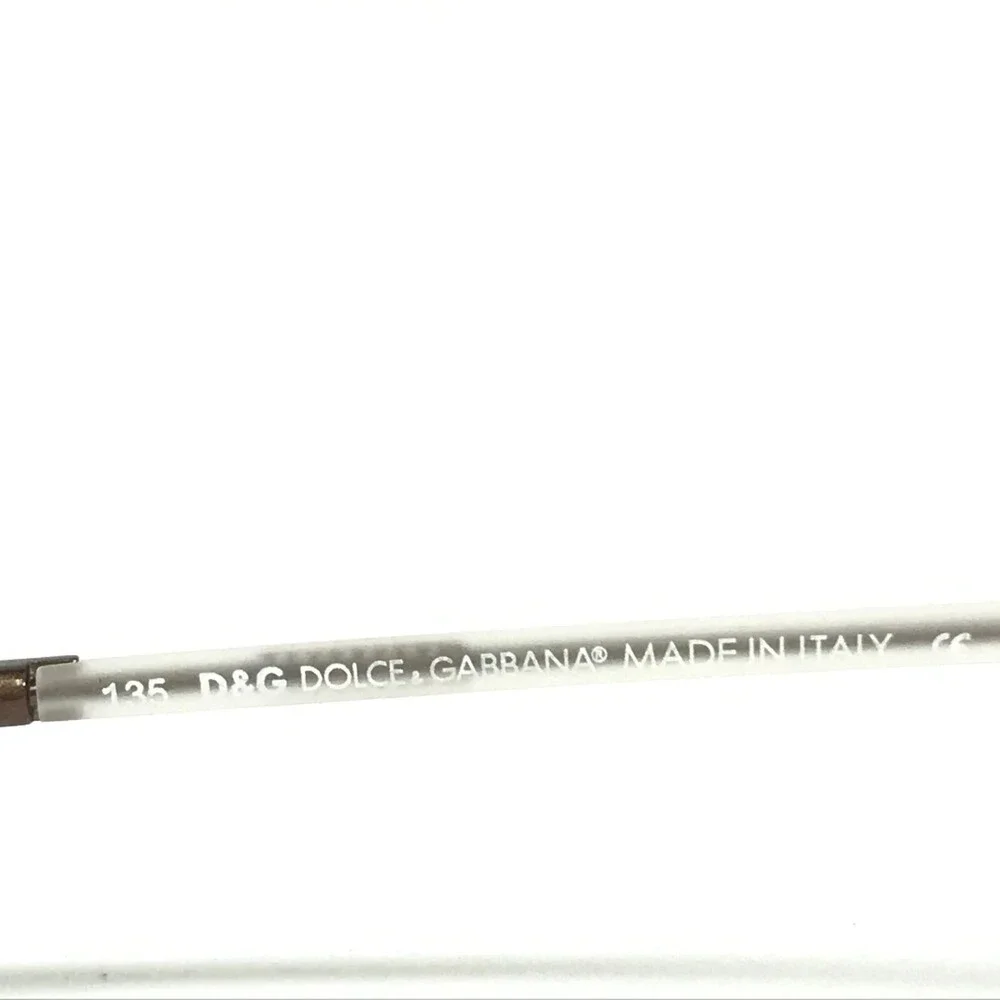 Dolce & Gabbana D&G 4060 697 Eyeglasses Frames Brown Clear Rectangular 49-17-135